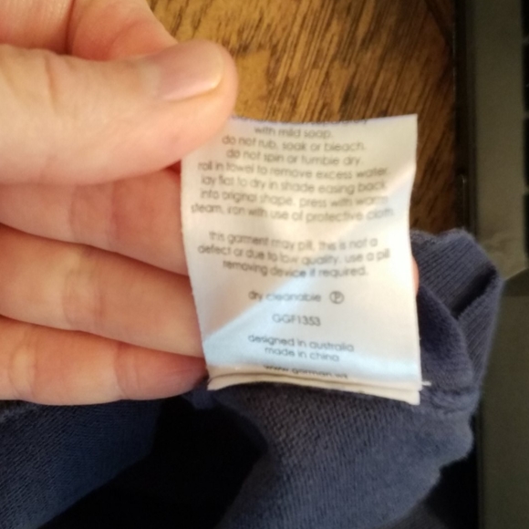 Gorman Blue Fine knit button down cardigan - Picture 4 of 4